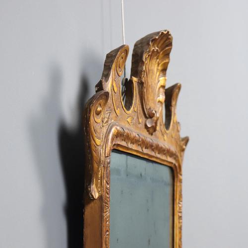 Italian Mirror in Carved and Gilded Wood For Sale - Image 10 of 13