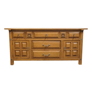 Unique Furniture Solid Southwestern Mediterranean 70" Buffet 5512 - American Fiesta Finish For Sale