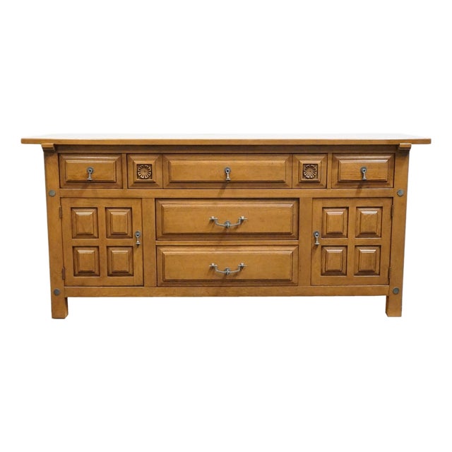 Unique Furniture Solid Southwestern Mediterranean 70" Buffet 5512 - American Fiesta Finish For Sale