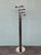 Vintage Italian Coat Hanger in Chromed Steel and Marble Base, 1970s For Sale - Image 3 of 14