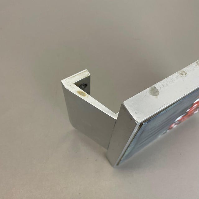 Brutalist Metal and Ceramic Door Push Handle attributed to Juliette Belarti, Belgium, 1970s For Sale - Image 16 of 18