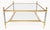 Hollywood Regency Mid-Century Maison Jansen Brass and Brushed Chrome Two-Tier Coffee Table, France, Circa 1940 For Sale - Image 3 of 8