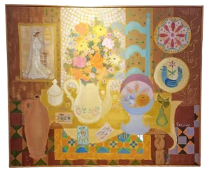 Jos Seeuws, Still Life, 1970s, Canvas Painting