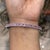 925 Sterling Silver Geometric Hinged Bangle With Mixed Cut Pink Sapphires - Caratandher For Sale - Image 11 of 15