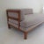 Textile Mid Century Walnut Chaise Lounge Clean Lines For Sale - Image 7 of 9