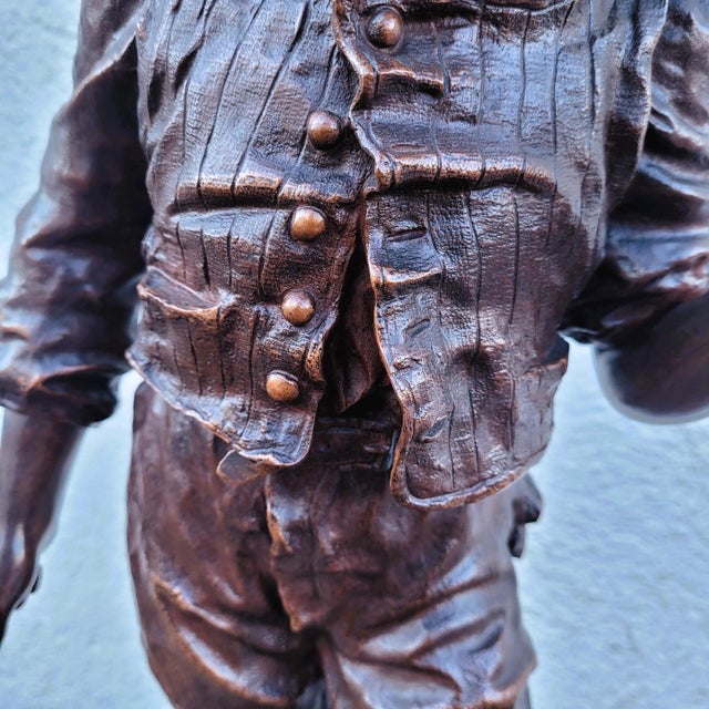 Tan Charles Anfrie, She Snores, 1800s, Bronze For Sale - Image 8 of 18