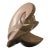 Seashell Original One of a Kind Stone Sculpture Handcarved Limestone For Sale