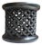 Black Handcrafted Bamileke Coffee Tables Bedside Handmade Coffee Table Stool For Sale