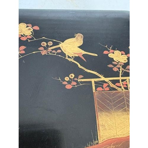 Early 20th Century Japanese Black Lacquer Box, Japan, 1920s For Sale - Image 4 of 10