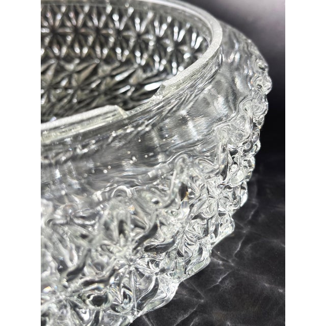 Large Disc Ice Crystal Wall Lamp by Honsel, Germany, 1970s For Sale - Image 6 of 7