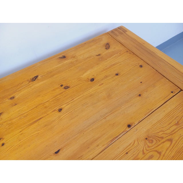 Large Vintage Coffee Table in Pine, 1990s For Sale - Image 16 of 17