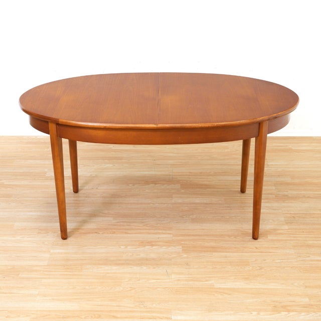Jentique C13 - Mid Century Teak Oval Dining Table by Jentique Furniture For Sale - Image 4 of 12