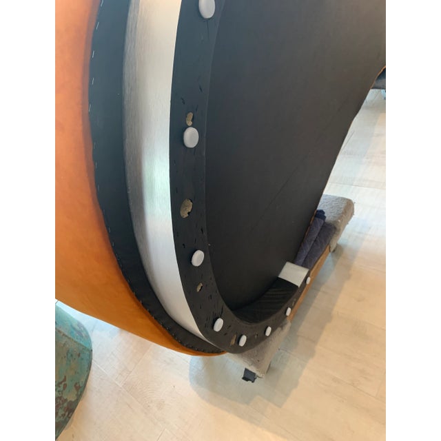 Metal 1990s Mid-Century Modern Vladimir Kegan Style Sofa For Sale - Image 7 of 7