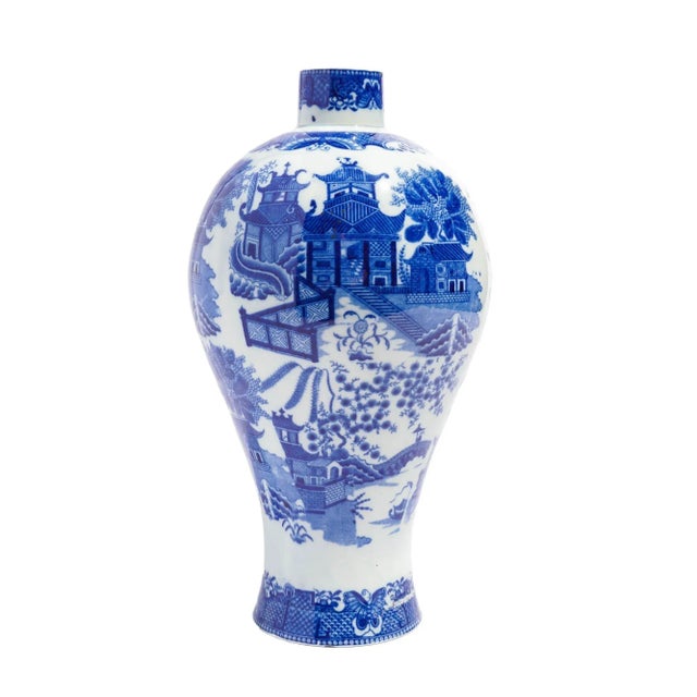 Chinese Porcelain Mai-Ping Form Vase, C. 1775-1800 For Sale - Image 4 of 9