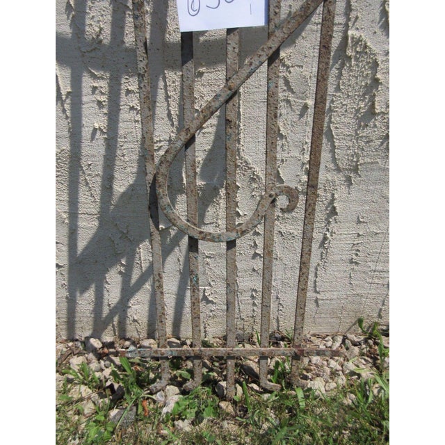 Victorian Antique Victorian Iron Gate For Sale - Image 3 of 5