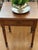 1850s American Primitive Honey Wood Accent Table With Sheraton Legs For Sale - Image 4 of 9