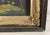 Wood Vintage 1970s Pennsylvania Regional Impressionist Landscape Oil on Board Painting – Heavy Carved Wood Black & Gold Frame For Sale - Image 7 of 10