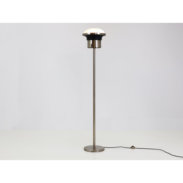 Black Model Tau Floor Lamp by Sergio Mazza for Artemide, Italy, 1960 For Sale - Image 8 of 8