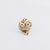 Antique Victorian / Aesthetic Enamel & Gold Plated Bracelet Charm or Fob For Sale - Image 9 of 11