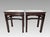 Antique Rosewood Chinese 'Mahjong' Stools / End Tables With White Grey Dali Lake Marble Tops - Set of 4 / Pair For Sale In Tampa - Image 6 of 12