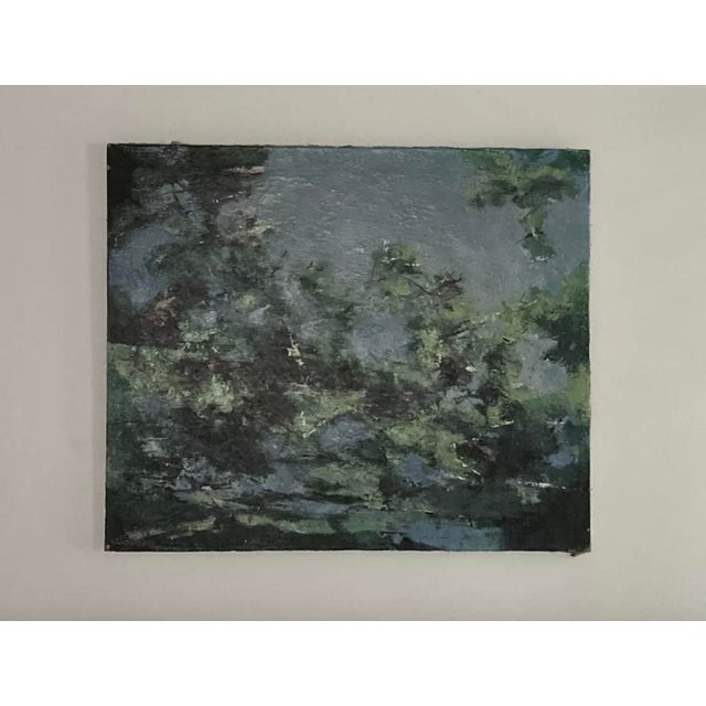 1950s Harry Crowley "Tree Top - Rome" Painting For Sale - Image 6 of 7