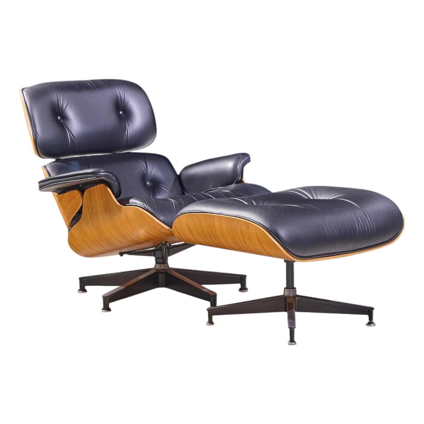 Charles and Ray Eames for Herman Miller Mid Century Eames Walnut Lounge ...