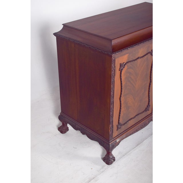 Antique English Sideboard with Bar For Sale - Image 10 of 18