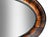 Wood Antique Oval Wood Wall Mirror For Sale - Image 7 of 11