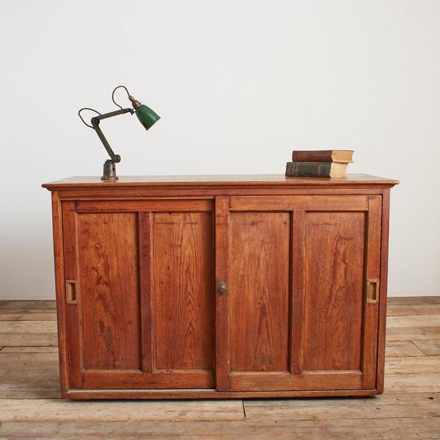 Pine School Cupboard, 1940s For Sale - Image 15 of 15