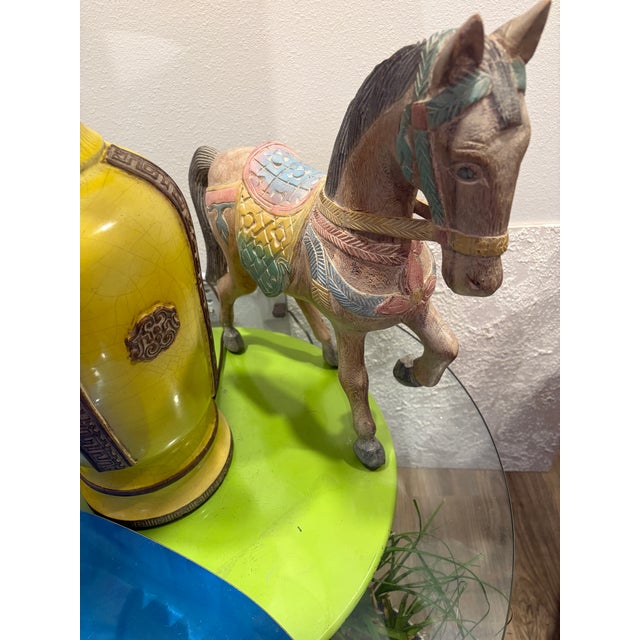 1980s Carved Wood Horse For Sale - Image 12 of 12