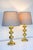Metal Scandinavian Modern Space Age Brass Table Lamps from Nafa, Sweden, 1970s, Set of 2 For Sale - Image 7 of 18