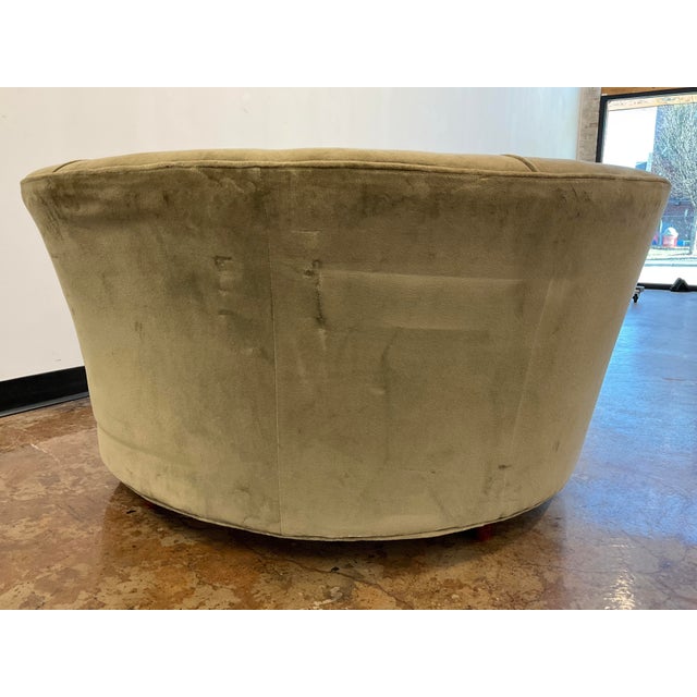 Vintage Circular Lounge Chiar, Attr. To Milo Baughman For Sale - Image 14 of 18