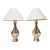 Plasto MFG Ceramic MCM Lamps - A Pair For Sale