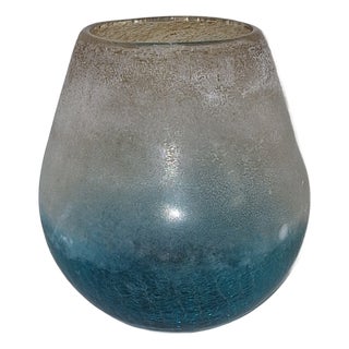 Vintage Glass Vase, 1970s For Sale