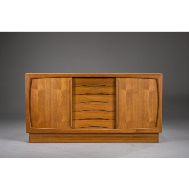 Mid-Century Danish Teak Sideboard from Dyrlund, 1980s For Sale - Image 16 of 16