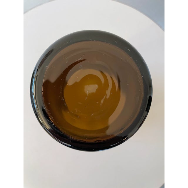 1960s Modern Smoked Glass Pitcher For Sale In Providence - Image 6 of 9