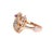 Precious gemstones encased in rose gold in the form of the lucky frog 18 Rose Karat Gold Genuine Rubies & Natural Fancy...