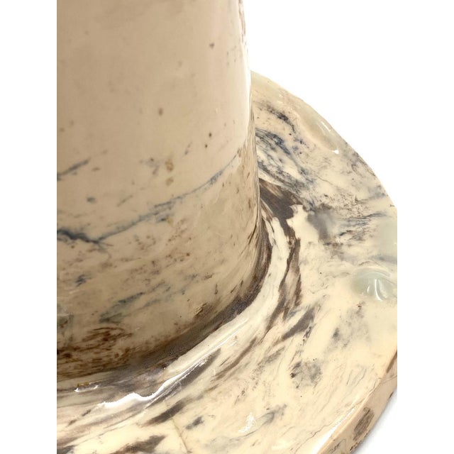 Large White Ceramic Top Hat Sculpture, France, 1950s For Sale - Image 18 of 18