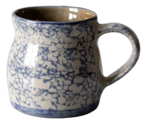 Vintage Beaumont Brothers Pottery Spongeware Mug