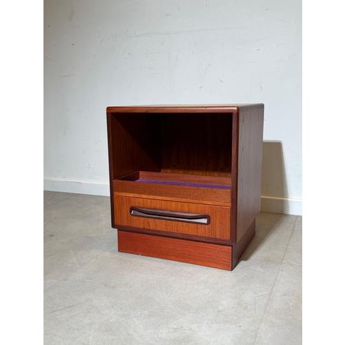 Bedside Table Mid-Century Modern Fresco Nightstand in Teak from G-Plan For Sale - Image 4 of 4