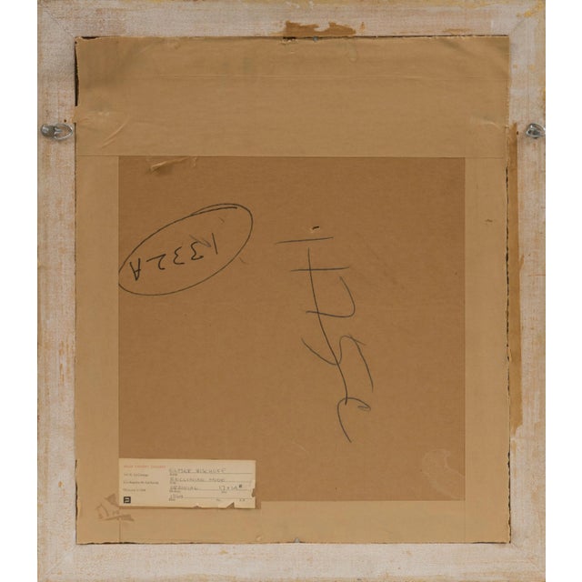 'Reclining Nude' by Elmer Nelson Bischoff, 1964; Bay Area Figurative School, San Francisco, California For Sale - Image 9 of 13