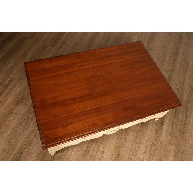 2000 - 2009 Ethan Allen French Country Style Coffee Table For Sale - Image 5 of 18