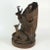 Late 19th Century Antique Black Forest Hand Carved Wood Chamois Figural Pipe Holder Stand Tobacco Humidor For Sale - Image 10 of 10
