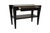 Late 20th Century Pair of Post Modern Ebony Black Architectural Frame Nightstands For Sale - Image 5 of 8
