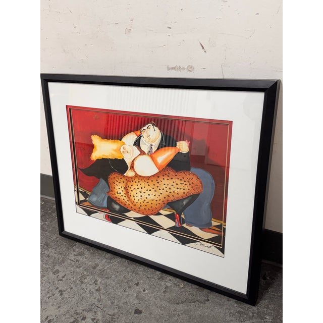 Design Plus Gallery presents the Tango print by Canadian Artist Jennifer Garant. This expressive composition depicts a...