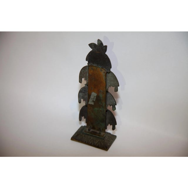 Metal 19th Century English Bronze Letter/Calling Card Rack For Sale - Image 7 of 10