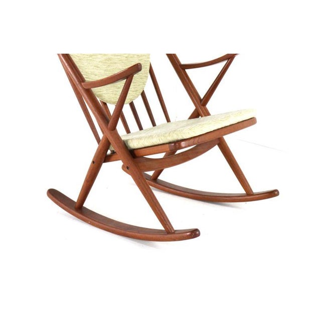 Vintage Model 182 Rocking Chair by Franks Reenskaug for Bramin, 1960s For Sale - Image 6 of 15