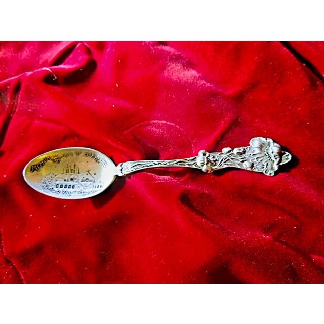 Rare Paye & Baker Poppy Sterling Silver Souvenir Spoon 'Stanford Memorial Church Palo Alto' For Sale In New York - Image 6 of 6