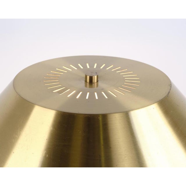 President table lamp designed by jo hammerborg and manufactured by fog & mørup in the 1960s. The lamp is crafted in teak...