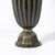 Metal Art Deco Hand-Blown Murano Fluted Black Glass Up-Lights W/ 24kt Gold Flecks For Sale - Image 7 of 14